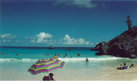 Bermudy, Horseshoe Bay, veřejná pláž