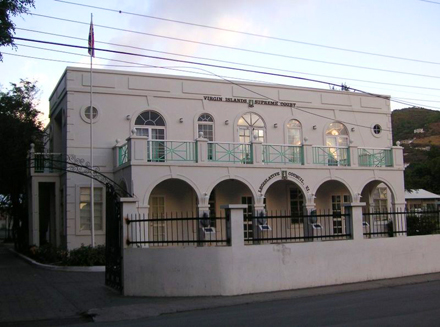 Britské Panenské Ostrovy, Tortola, Road Town, Soudní dům