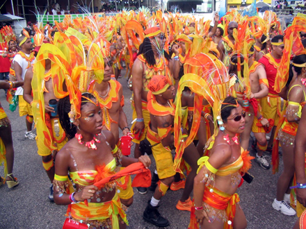 Trinidad a Tobago, Účastníci místního karnevalu